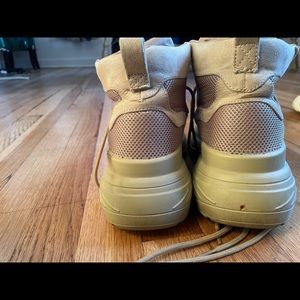 Tan shoes